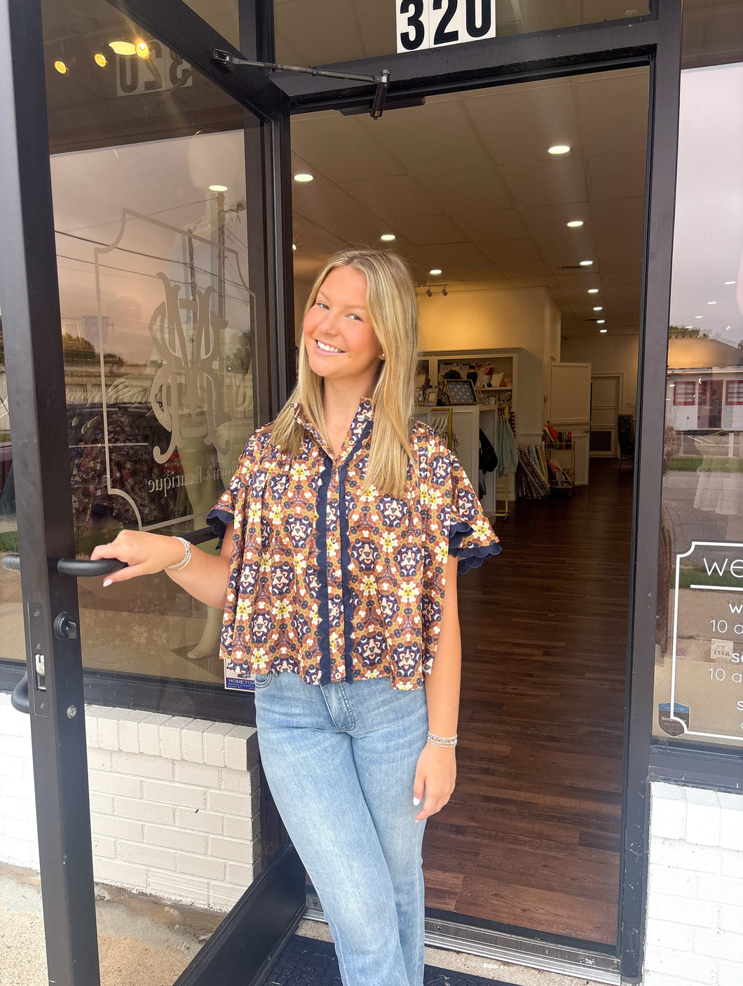 Parham Gathered Blouse