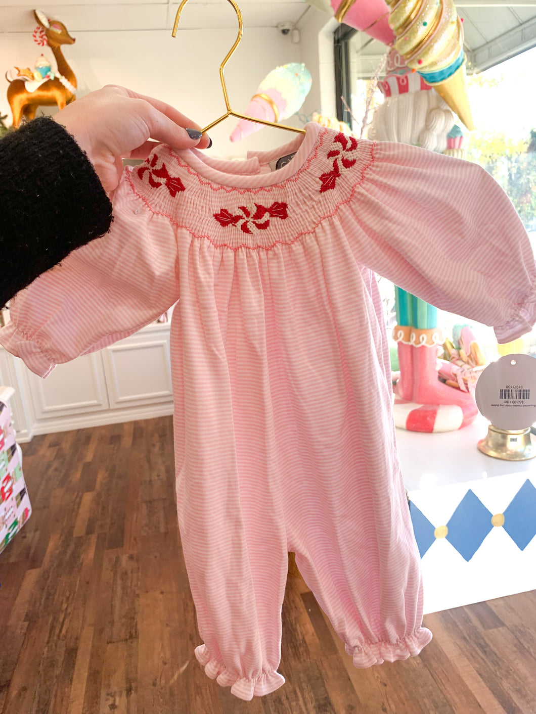 Peppermint Candies Girls Long Bubble