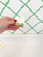 Load image into Gallery viewer, Beaded Hoop Earrings
