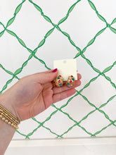 Load image into Gallery viewer, Beaded Hoop Earrings
