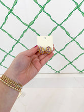 Load image into Gallery viewer, Beaded Hoop Earrings
