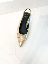 Load image into Gallery viewer, Gold Ballet Flat
