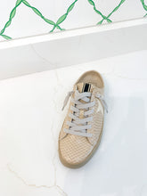 Load image into Gallery viewer, Taupe Snake Skin Mule
