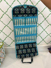 Load image into Gallery viewer, Rosemary Indigo Hanging Travel Case
