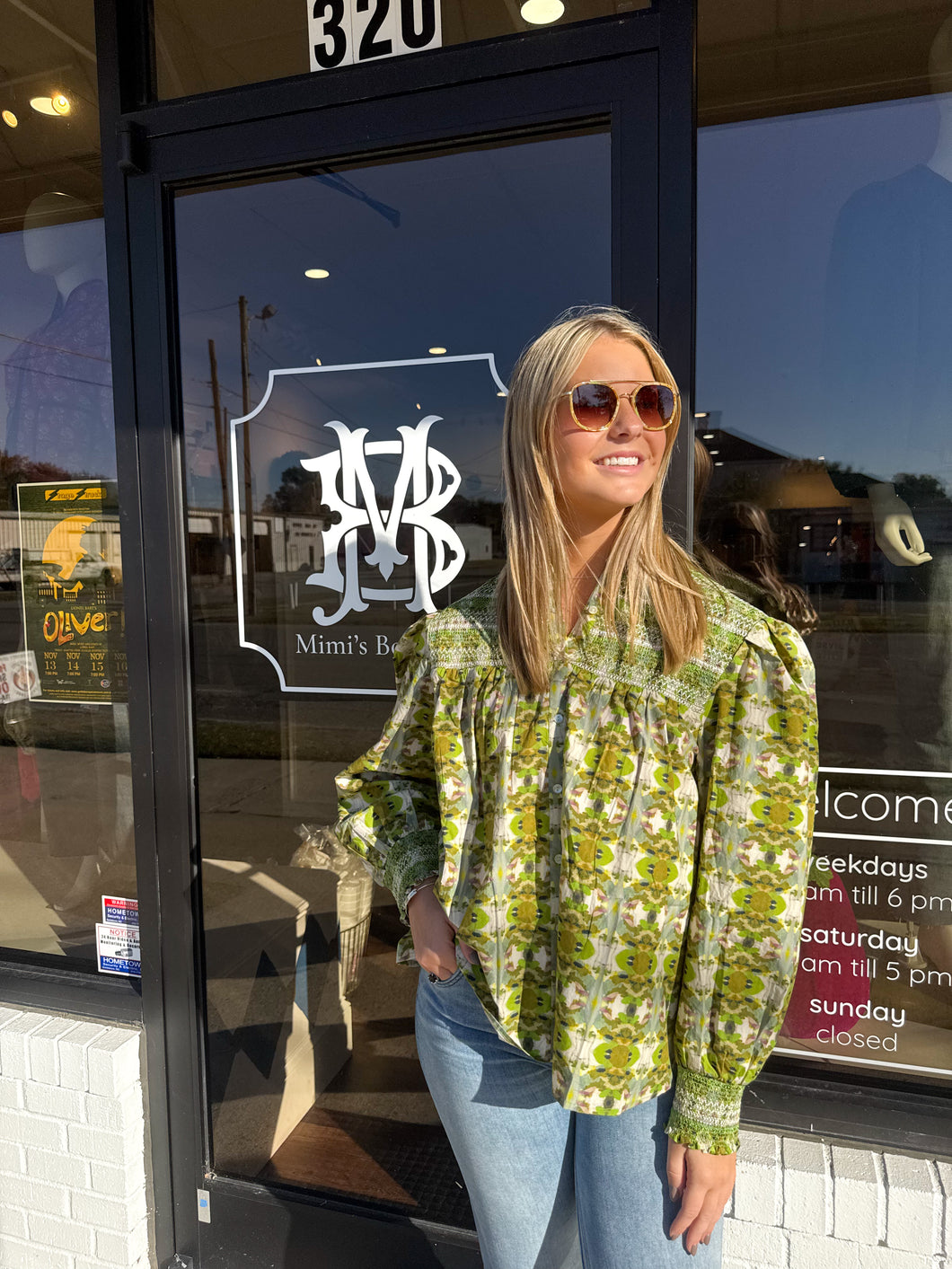 Penelope Smocked Blouse