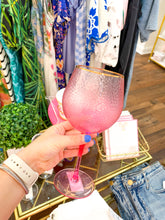 Load image into Gallery viewer, Rainbow Wine Glass

