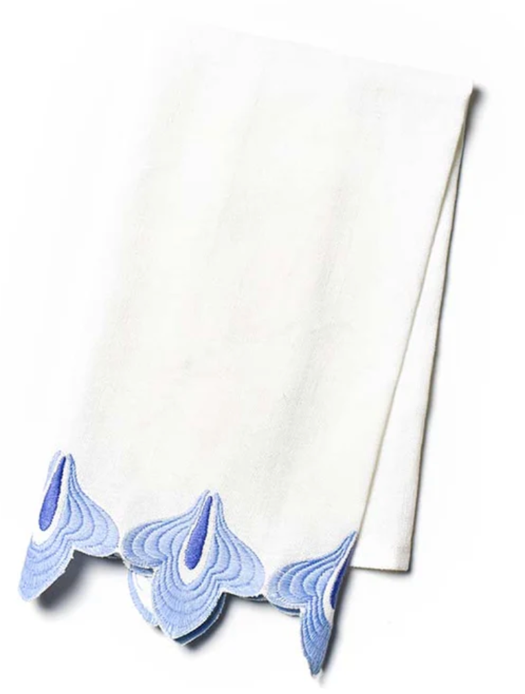 Iris Blue Sprout Hand Towel