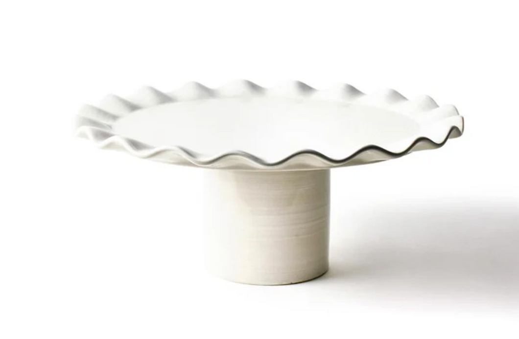 Signature Ruffled Cake Stand