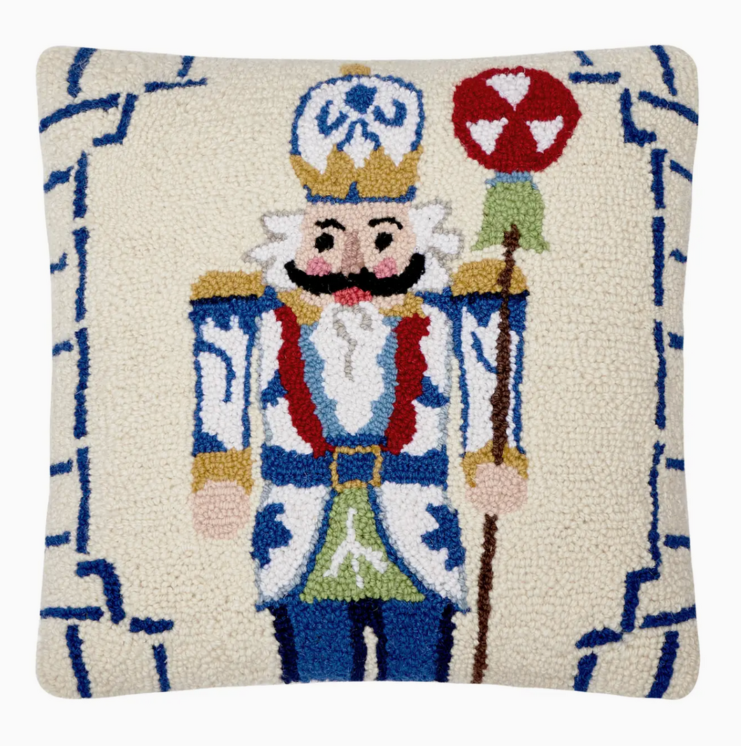 Chinoiserie Nutcracker Pillow
