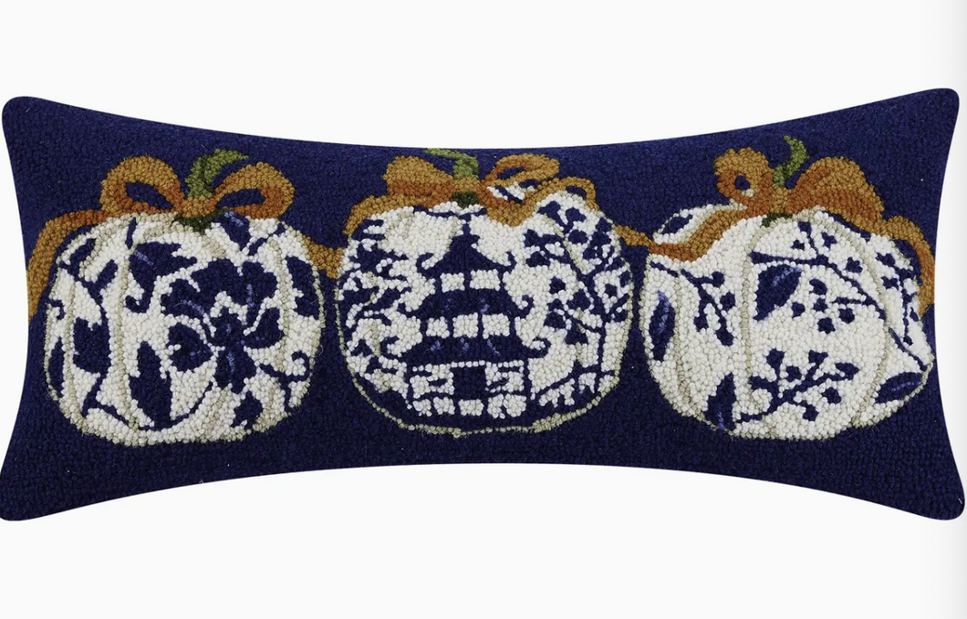 Chinoiserie Pumpkin Pillow